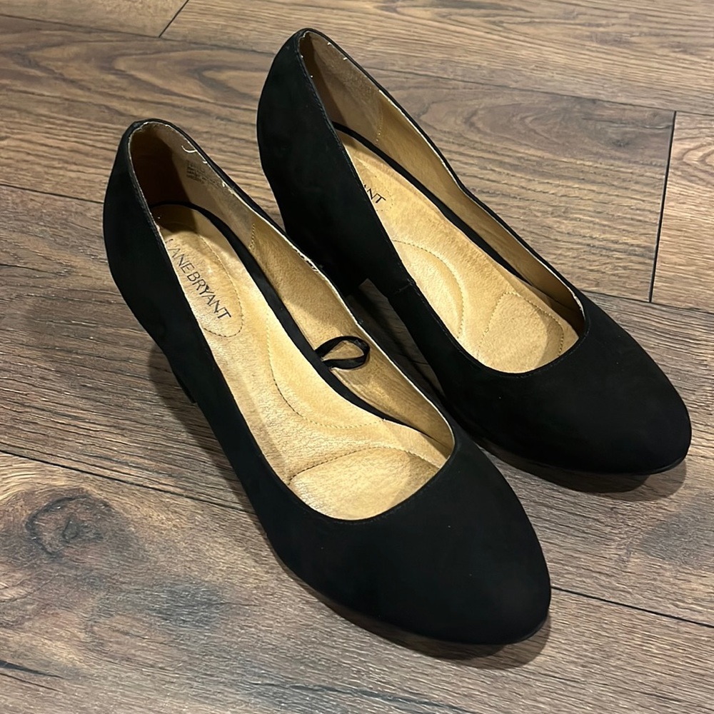 Lane Bryant block heel pump 11 wide
